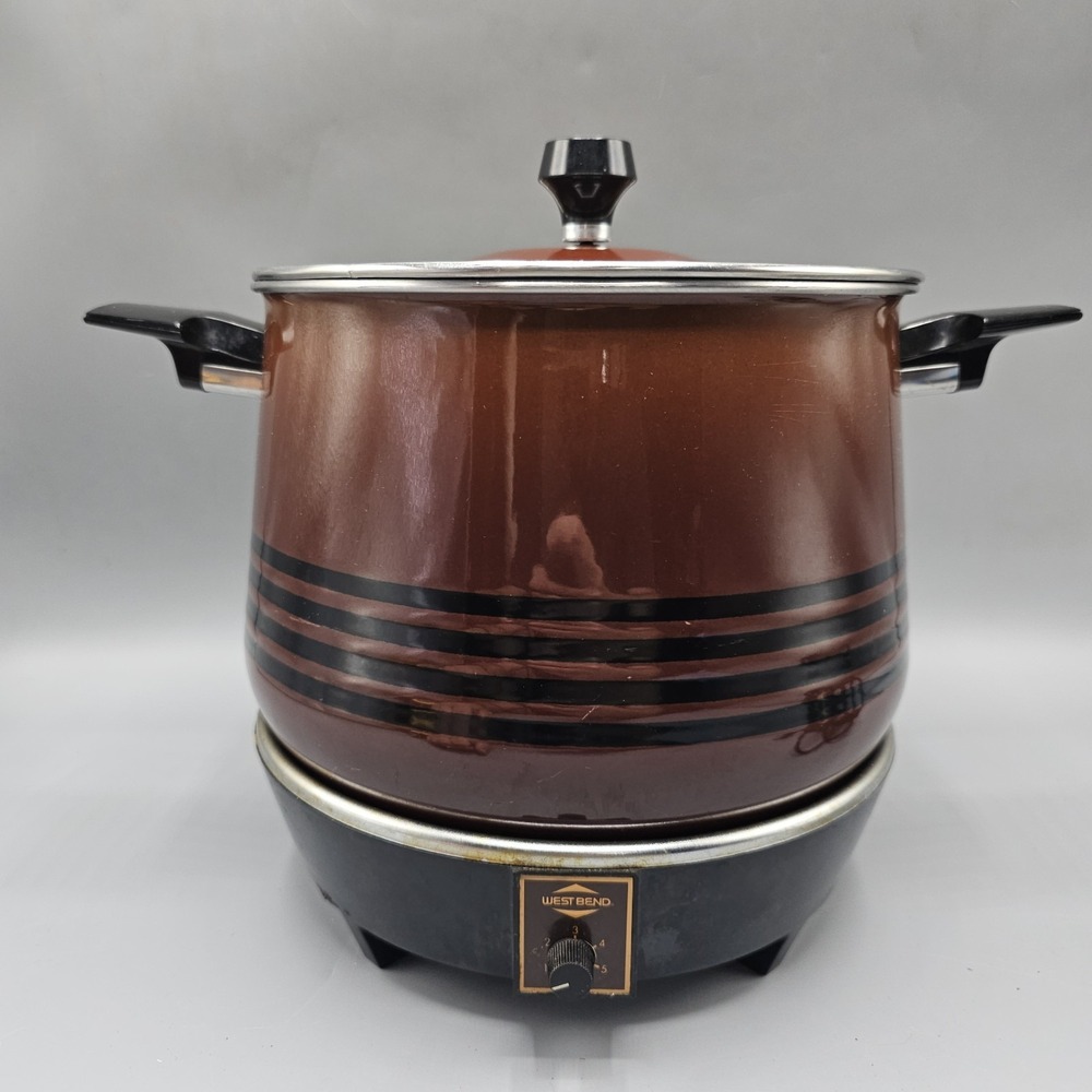 Vintage 70s West Bend Lazy Day 6 Qt Slow Cooker Crock Pot Tested!